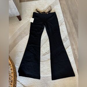 Elegant Black Flared Women's Pants